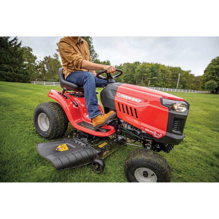 Troy-Bilt Bronco 42" Riding Mower – Step-Thru Design