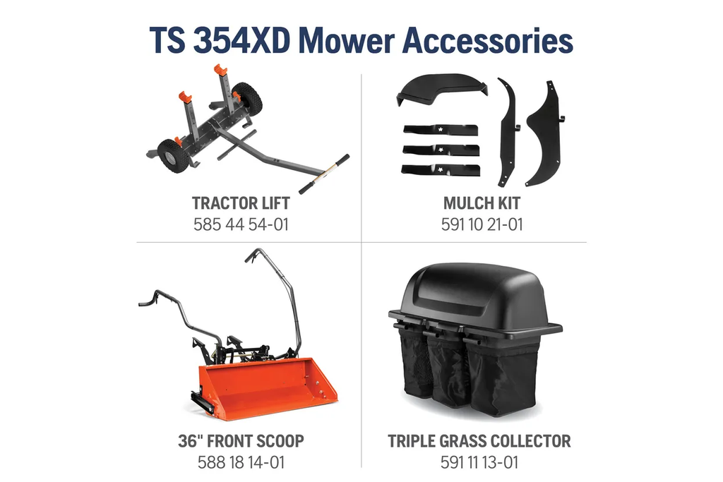 Husqvarna TS 354XD Riding Mower – 54" 24HP Kawasaki